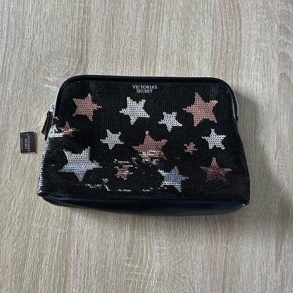 NWT … VICTORIA’S SECRET “Life Of The Party” Makeup Bag - Picture 1 of 3